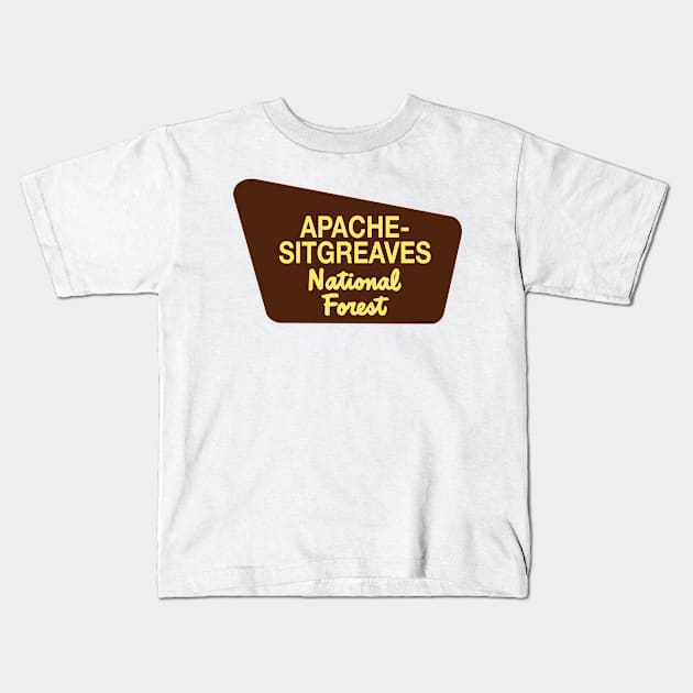 Apache - Sitgreaves National Forest Kids T-Shirt by nylebuss